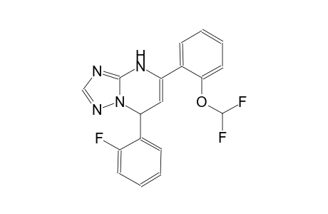 [1,2,4]triazolo[1,5-a]pyrimidine, 5-[2-(difluoromethoxy)phenyl]-7-(2-fluorophenyl)-4,7-dihydro-