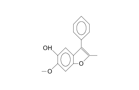 5-Hydroxy-6-methoxy-2-methyl-3-phenyl-benzofuran