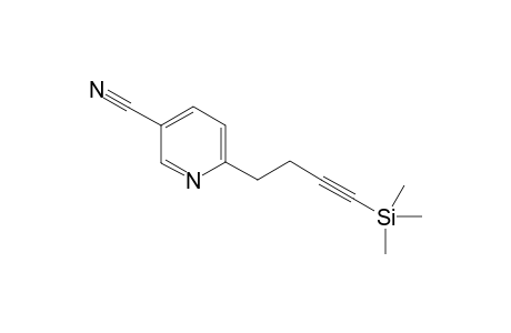 6-(4-(Trimethylsilyl)but-3-yn-1-yl)nicotinonitrile