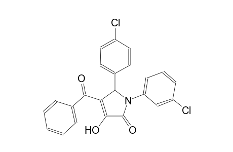 4-benzoyl-1-(3-chlorophenyl)-5-(4-chlorophenyl)-3-hydroxy-1,5-dihydro-2H-pyrrol-2-one