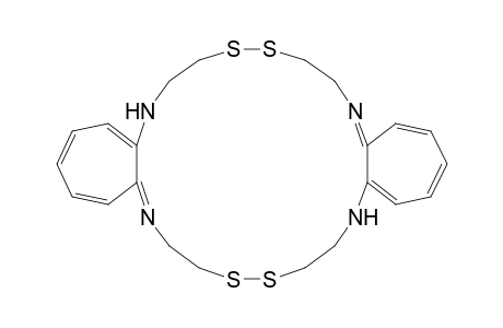 7,8,11,12,20,21,24,25-Octahydro-6H,19H-dicyclohepta[f,p][1,2,11,12,5,8,15,18]tetrathiatetraazacycloicosine