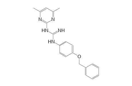 N-[4-(benzyloxy)phenyl]-N'-(4,6-dimethyl-2-pyrimidinyl)guanidine