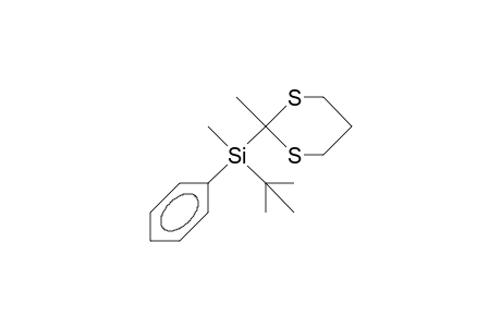 2-(T-Butyl-methyl-phenyl-silyl)-2-methyl-1,3-dithiane