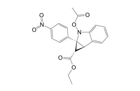 ETHYL-2-ACETYL-1A,6B-DIHYDRO-C-1A-(4-NITROPHENYL)-CYCLOPROPA-[B]-INDOLE-R-1-CARBOXYLATE