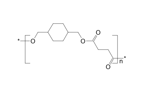 Poly(oxymethylene-e-1,4-cyclohexylenemethyleneoxy succinoyl)