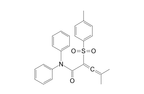 4-Methyl-N,N-diphenyl-2-(4'-tolylsulfonyl)-2,3-pentadienamide