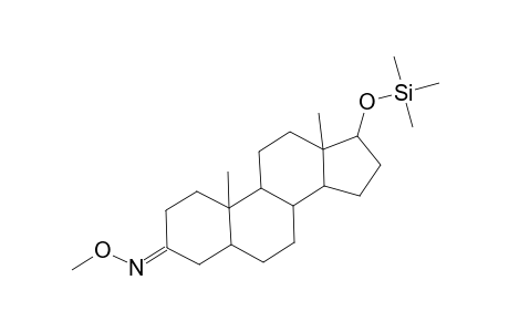 Androstan-3-one, 17-[(trimethylsilyl)oxy]-, O-methyloxime, (5.beta.,17.beta.)-