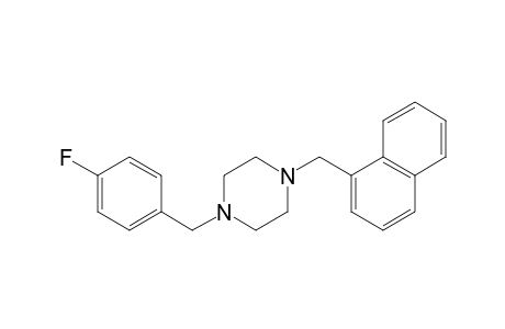 Piperazine, 1-(4-fluorobenzyl)-4-(1-naphthylmethyl)-