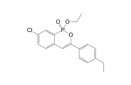 7-CHLORO-1-ETHOXY-3-(4-ETHYLPHENYL)-BENZO-[C]-[1,2]-OXAPHOSPHININE-1-OXIDE