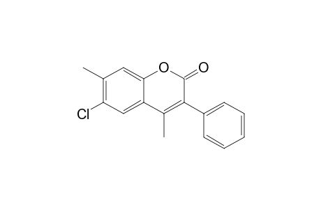 6-Chloro-4,7-dimethyl-3-phenylcoumarin