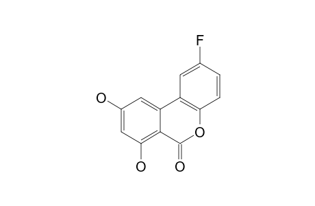 2-FLUORO-7,9-DIHYDROXY-6-H-BENZO-[C]-CHROMEN-6-ONE