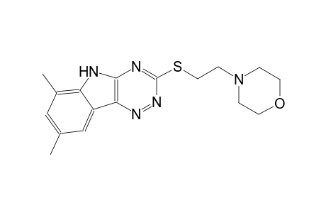 5H-[1,2,4]triazino[5,6-b]indole, 6,8-dimethyl-3-[[2-(4-morpholinyl)ethyl]thio]-