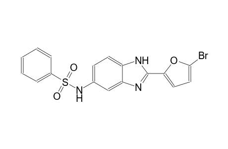 N-[2-(5-bromo-2-furyl)-1H-benzimidazol-5-yl]benzenesulfonamide