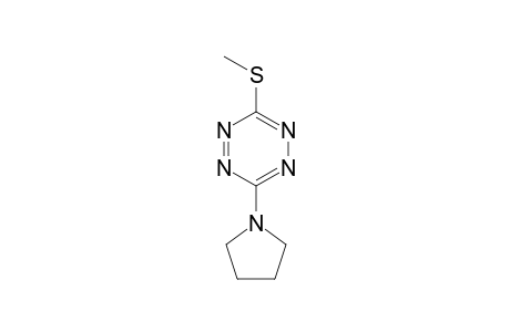 1,2,4,5-Tetrazine, 3-(methylthio)-6-(1-pyrrolidinyl)-