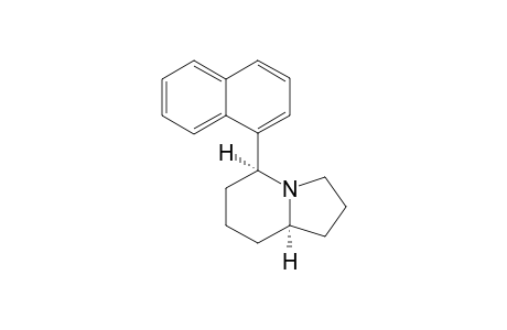 (5R*,8aR*)-5-(.alpha.-Naphthyl)indolizidine