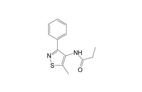 N-(5-methyl-3-phenyl-1,2-thiazol-4-yl)propanamide