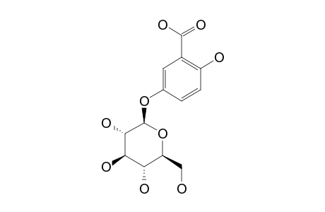 GENTISIC-ACID-5-O-BETA-D-GLUCOPYRANOSIDE;2-HYDROXY-5-O-BETA-D-GLUCOPYRANOSYL-BENZOIC-ACID