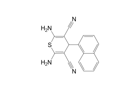 2,6-Diamino-4-(1-naphthyl)-4H-thiopyran-3,5-dicarbonitrile