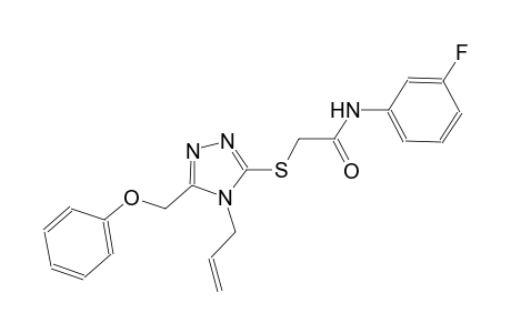 2-{[4-allyl-5-(phenoxymethyl)-4H-1,2,4-triazol-3-yl]sulfanyl}-N-(3-fluorophenyl)acetamide