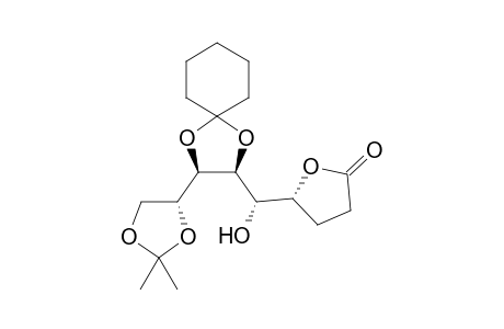 (5R)-5-[(1R,2S,3R,4R)-2,3-Cyclohexylidenedioxy-4,5-isopropylidenedioxy-1-hydroxypentyl]trtrafuran-2-one