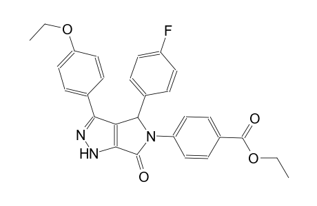 benzoic acid, 4-(3-(4-ethoxyphenyl)-4-(4-fluorophenyl)-4,6-dihydro-6-oxopyrrolo[3,4-c]pyrazol-5(1H)-yl)-, ethyl ester
