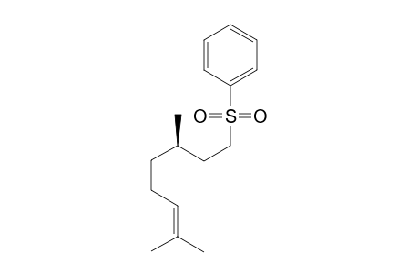 Phenyl (R)-citronellyl Sulfone