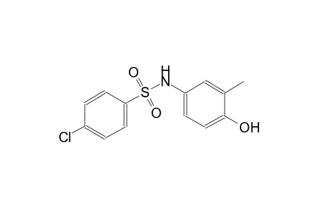 4-chloro-N-(4-hydroxy-3-methylphenyl)benzenesulfonamide