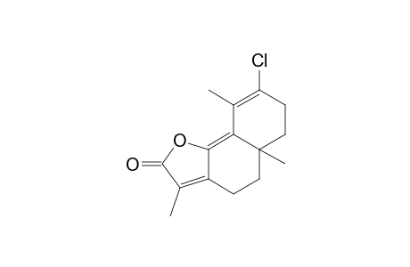 3-Chloro-eudesma-3,5,7(11)-trien-6,12-olide