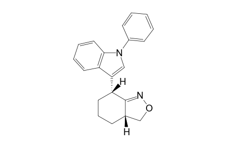 (3aR,7R)-3,3a,4,5,6,7-Hexahydro-7-(N-phenyl-3-indolyl)-cyclohexa[c]isoxazole