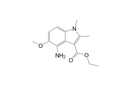 1H-Indole-3-carboxylic acid, 4-amino-5-methoxy-1,2-dimethyl-, ethyl ester