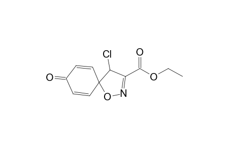 Ethyl 4-chloro-8-oxo-1-oxa-2-azaspiro[4,5]deca-2,6,9-triene-3-carboxylate