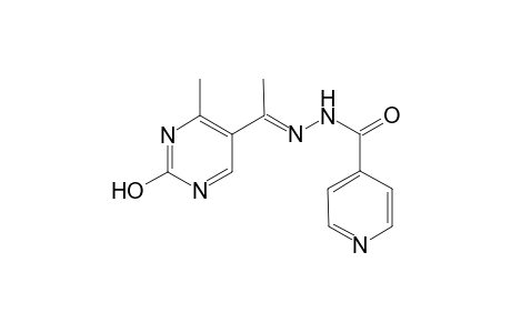 [1'-(2"-Hydroxy-4"-methylpyrimidin-5"-yl)ethylidene]-N(2)-(isonicotinoyl)-hydrazide