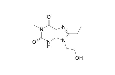 8-Ethyl-1-methyl-9-(2'-hydroxyethyl)-9H-purine-2,6(1H,3H)-dione