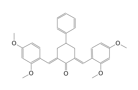 cyclohexanone, 2,6-bis[(2,4-dimethoxyphenyl)methylene]-4-phenyl-,(2E,6E)-