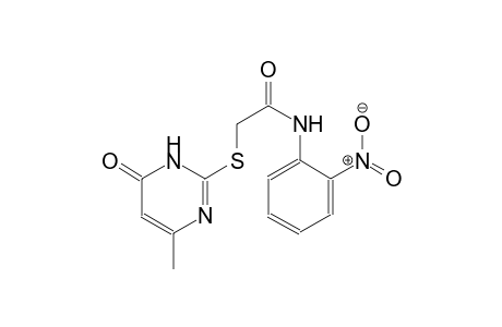 2-[(4-methyl-6-oxo-1,6-dihydro-2-pyrimidinyl)sulfanyl]-N-(2-nitrophenyl)acetamide