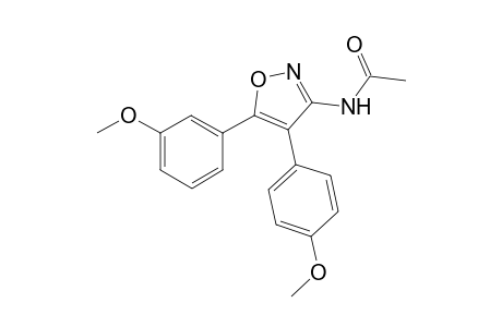 N-[5-(3-Methoxyphenyl)-4-(4-methoxyphenyl)-3-isoxazolyl] acetamide