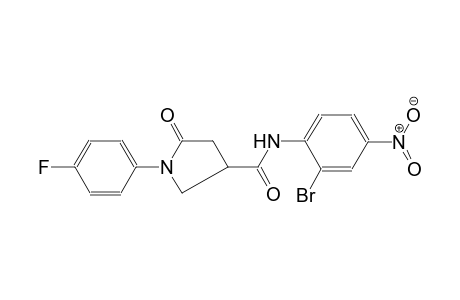 3-pyrrolidinecarboxamide, N-(2-bromo-4-nitrophenyl)-1-(4-fluorophenyl)-5-oxo-