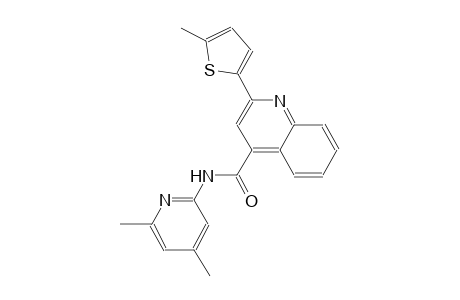 N-(4,6-dimethyl-2-pyridinyl)-2-(5-methyl-2-thienyl)-4-quinolinecarboxamide
