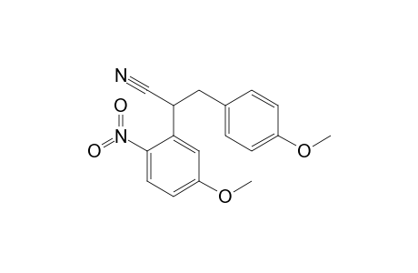 2-(5-Methoxy-2-nitrophenyl)-3-(4-methoxyphenyl)propionitrile