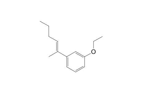 (E)-1-ethoxy-3-(hex-2-en-2-yl)benzene