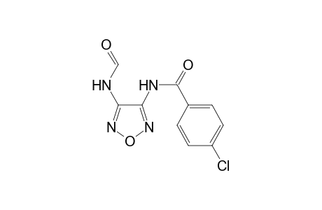 Benzamide, 4-chloro-N-(4-formyl-1,2,5-oxadiazol-3-yl)-