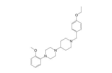1-[1-(4-ethoxybenzyl)-4-piperidinyl]-4-(2-methoxyphenyl)piperazine
