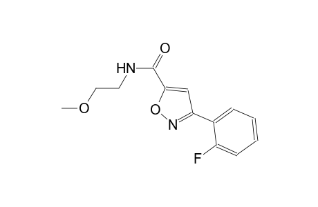 5-isoxazolecarboxamide, 3-(2-fluorophenyl)-N-(2-methoxyethyl)-