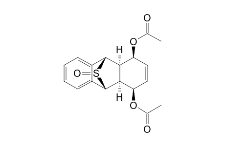 9,10-Epithio-1.beta.,4.beta.-diacetoxy-(hexahydro)anthracene - S-oxide