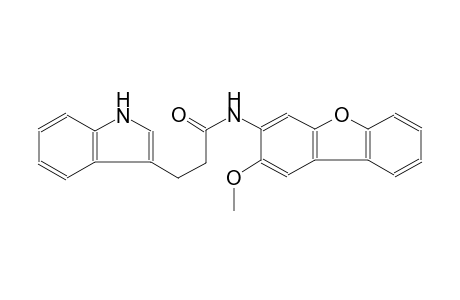 1H-indole-3-propanamide, N-(2-methoxydibenzo[b,d]furan-3-yl)-