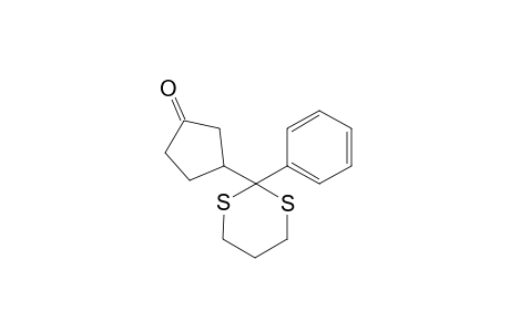 3-(2-Phenyl-1,3-dithian-2-yl)cyclopentan-1-one