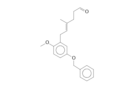 6-(5-Benzyloxy-2-methoxy-phenyl)-4-methyl-hex-4-enal