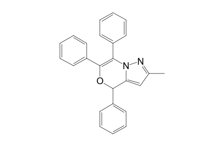 2-Methyl-4,6,7-triphenyl-4H-pyrazolo[5,1-c]-1,4-oxazine