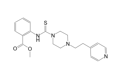 benzoic acid, 2-[[[4-[2-(4-pyridinyl)ethyl]-1-piperazinyl]carbonothioyl]amino]-, methyl ester