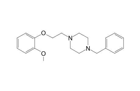 1-Benzyl-4-[2-(2-methoxyphenoxy)ethyl]piperazine